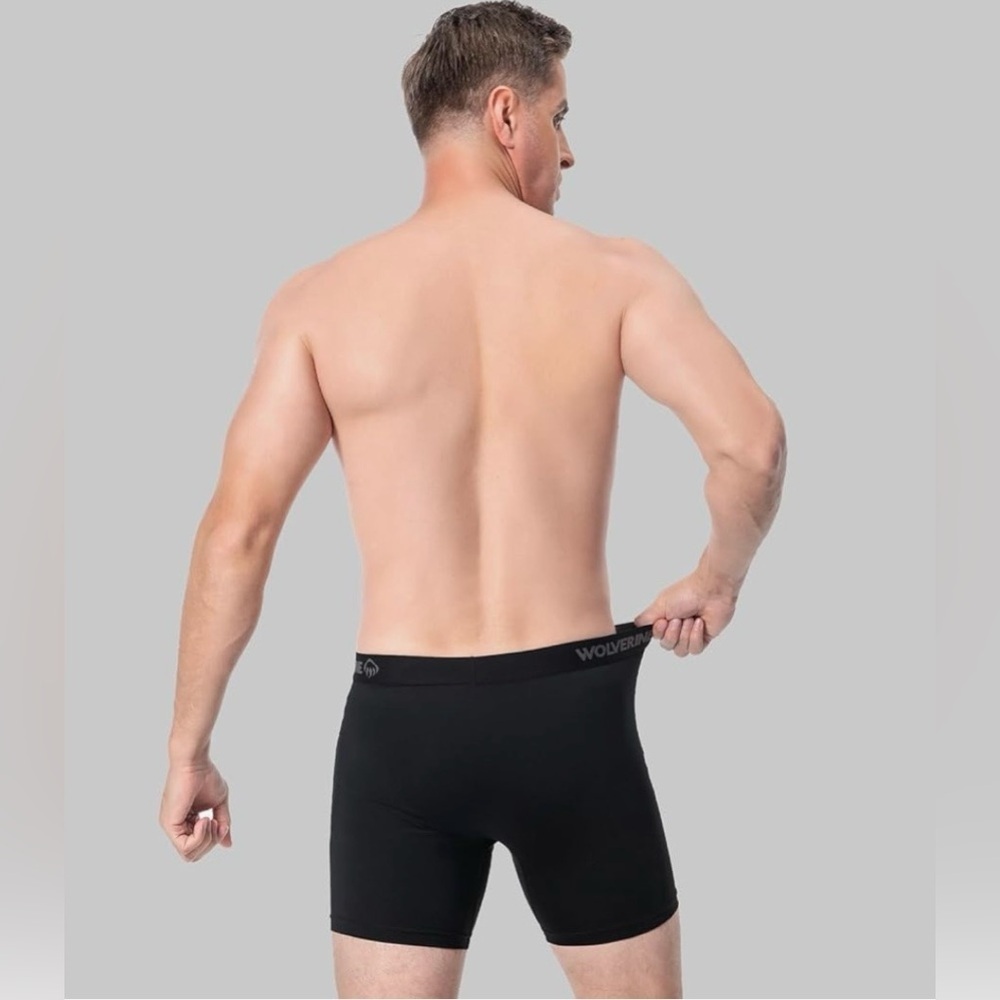 Wolverine Boxer Briefs 2 Pack , Black, XX-Large - Picture 3 of 7